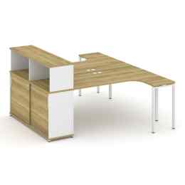 Рабочая станция Concept CN.DS-220 Металл белый