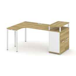 Стол эргономичный Concept CN.SA-211 Металл белый