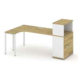 Стол эргономичный Concept CN.SA-214 Металл белый