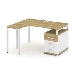 Стол эргономичный Concept CN.SA-301 Металл белый