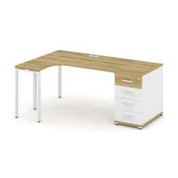 Стол эргономичный Concept CN.SA-401 Металл белый