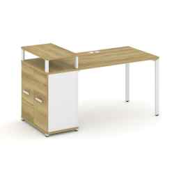 Стол рабочий Concept CN.SP-222 Металл белый