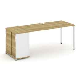 Стол рабочий Concept CN.SP-236 Металл белый