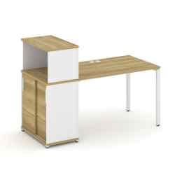 Стол рабочий Concept CN.SP-238 Металл белый