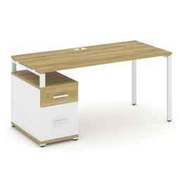 Стол рабочий Concept CN.SP-308 Металл белый