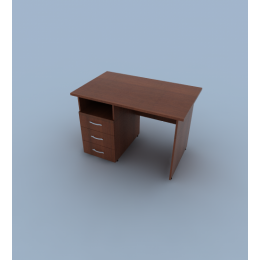 Стол прямоугольный с тумбой (левый) 29S100