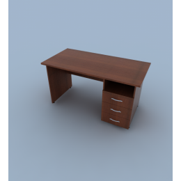 Стол прямоугольный с тумбой (правый) 29S111