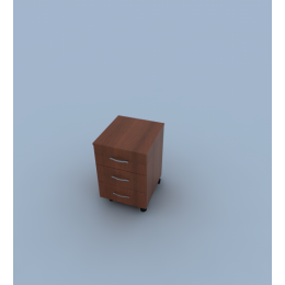 Тумба мобильная, 3 ящика 29Т401