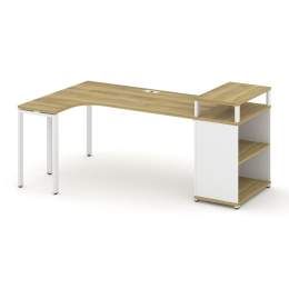 Стол эргономичный Concept CN.SA-204 Металл белый