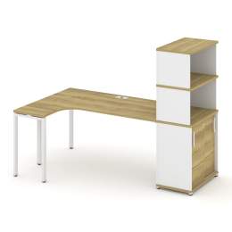 Стол эргономичный Concept CN.SA-222 Металл белый