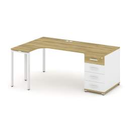 Стол эргономичный Concept CN.SA-401 Металл белый