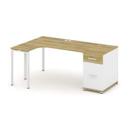 Стол эргономичный Concept CN.SA-403 Металл белый