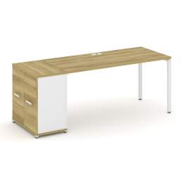 Стол рабочий Concept CN.SP-220 Металл белый