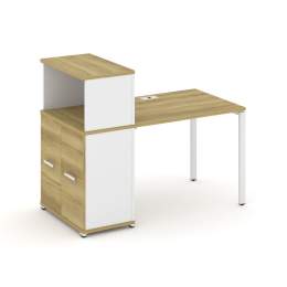 Стол рабочий Concept CN.SP-225 Металл белый