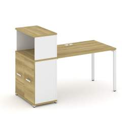 Стол рабочий Concept CN.SP-226 Металл белый