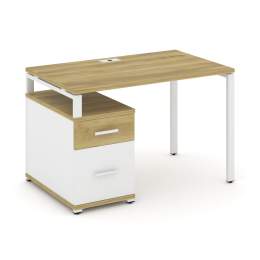 Стол рабочий Concept CN.SP-306 Металл белый