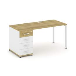 Стол рабочий Concept CN.SP-402 Металл белый