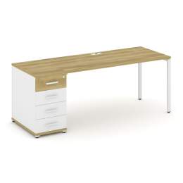 Стол рабочий Concept CN.SP-404 Металл белый