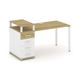 Стол рабочий Concept CN.SP-410 Металл белый