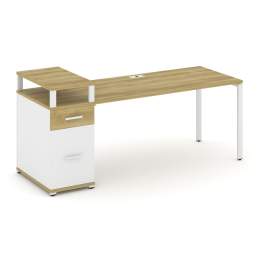 Стол рабочий Concept CN.SP-416 Металл белый