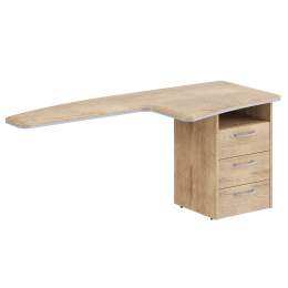 Брифинг-приставка с тумбой DB 1880R