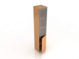 Дверь к шкафам стеклянная ДС-04