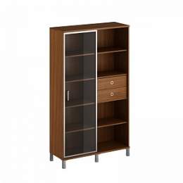 Стеллаж-купе со стеклом B440.2